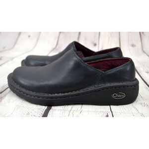 CHACO Women's Zaagh Gunnison Slip-On Loafer SIZE 6 Black - Vibram Soles